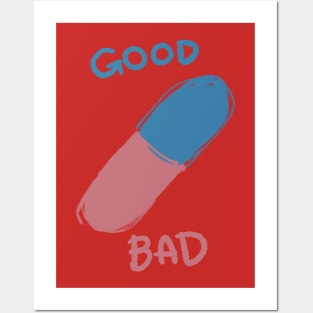 GOOD BAD Posters and Art